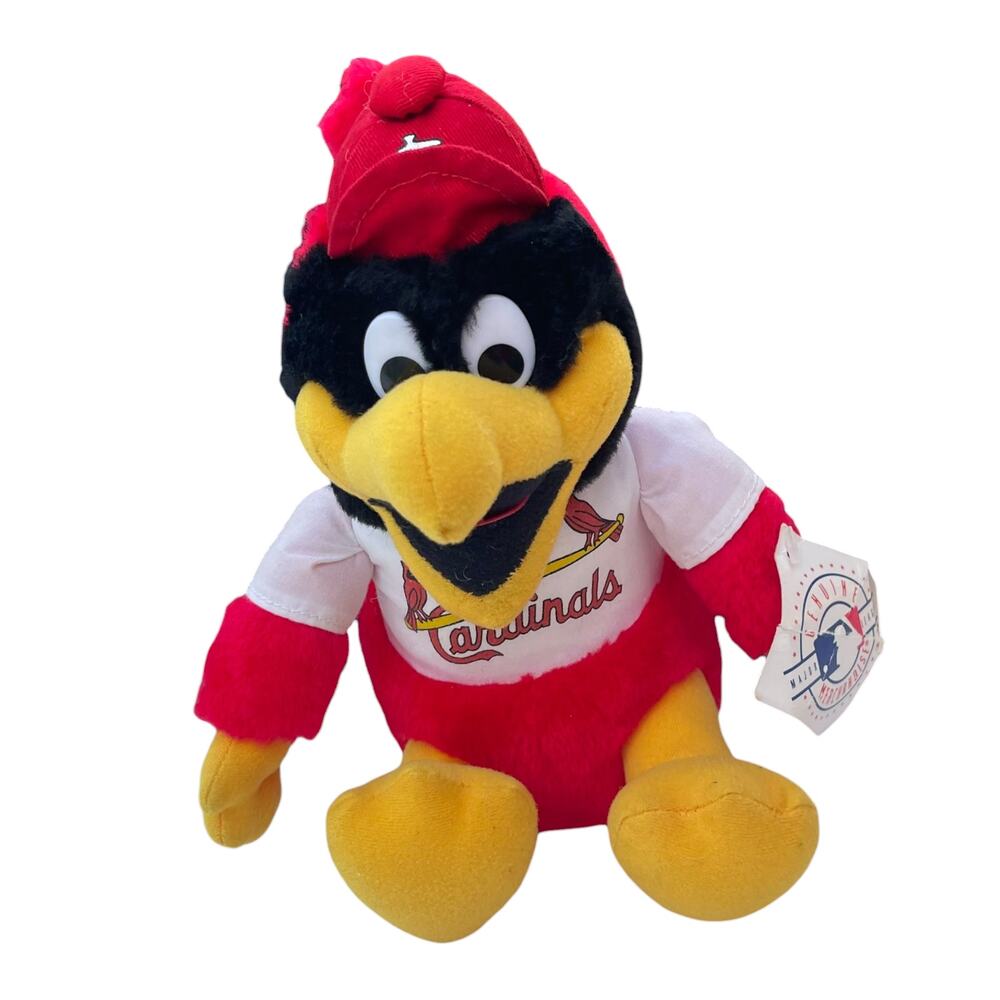 Vintage St. Louis Cardinals Fredbird Plush Mascot w/ Tag MLB 8"
